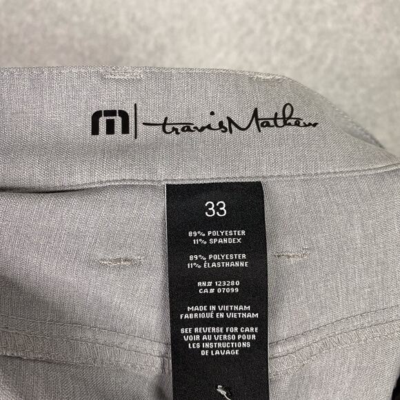 Travis Mathew Pants Mens 33 (35x33) Open To Close Golf Performance Chino Pant - Picture 10 of 10